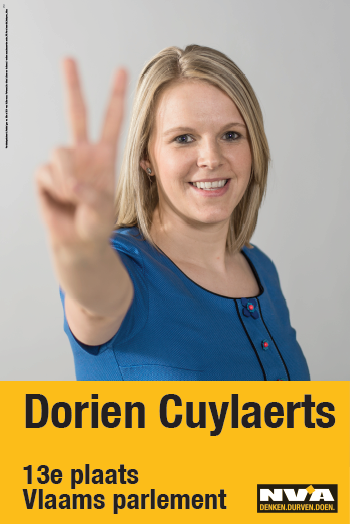 Dorien Cuylaerts 13e plaats Vlaams Parlement