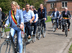burgemeester op de fiets